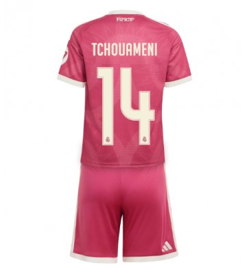 Real Madrid Aurelien Tchouameni #14 Tredjetrøje Børn 2026-27 Kortærmet (+ Korte bukser)